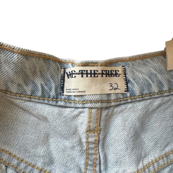 Free People Old West Slouchy High-Rise Wide Leg Jeans Canyon Blue NWT 31 and 32 - Picture 6 of 16